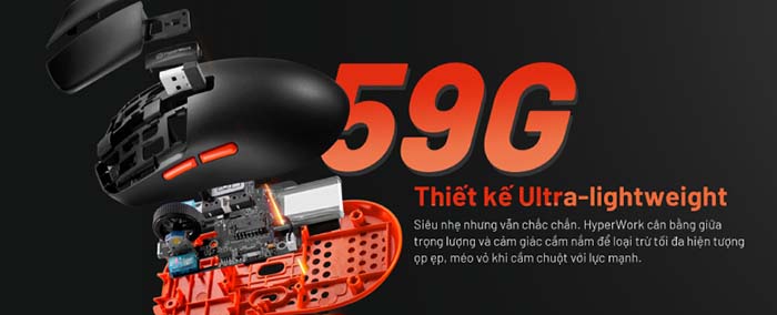 TNC Store Chuột Gaming Hyperwork Helios Black